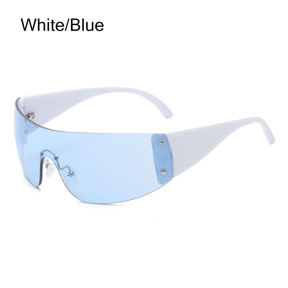 Punk One Piece Sunglasses Goggle New Y2k Luxury Brand Sun Glasses Shades Eyewear UV400 Five Star Glasses Sports Sun Glasses