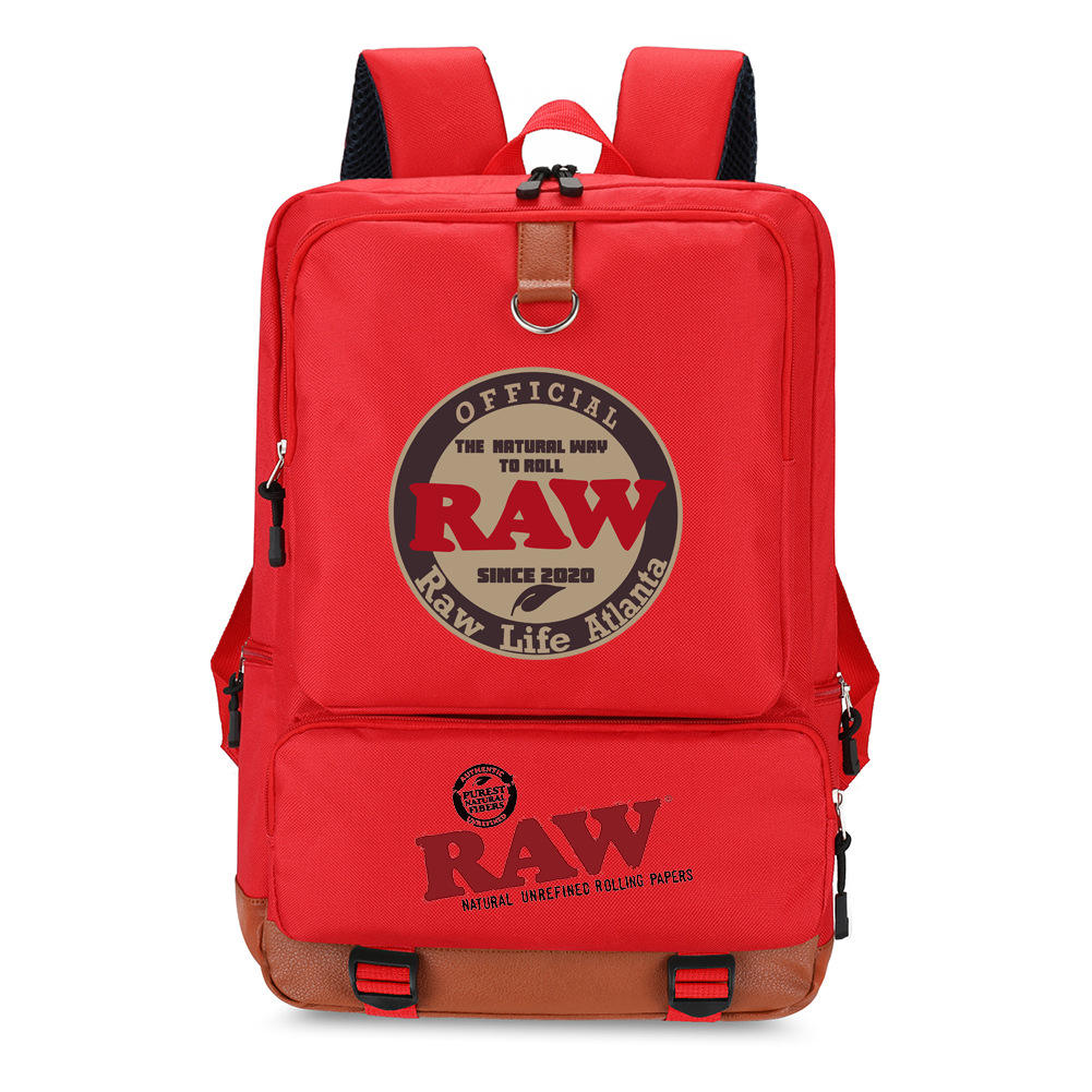 Waterproof Cookie Backwoods RAW Laptop Travel Business School Oxford Backpack Shoulder Book Bag