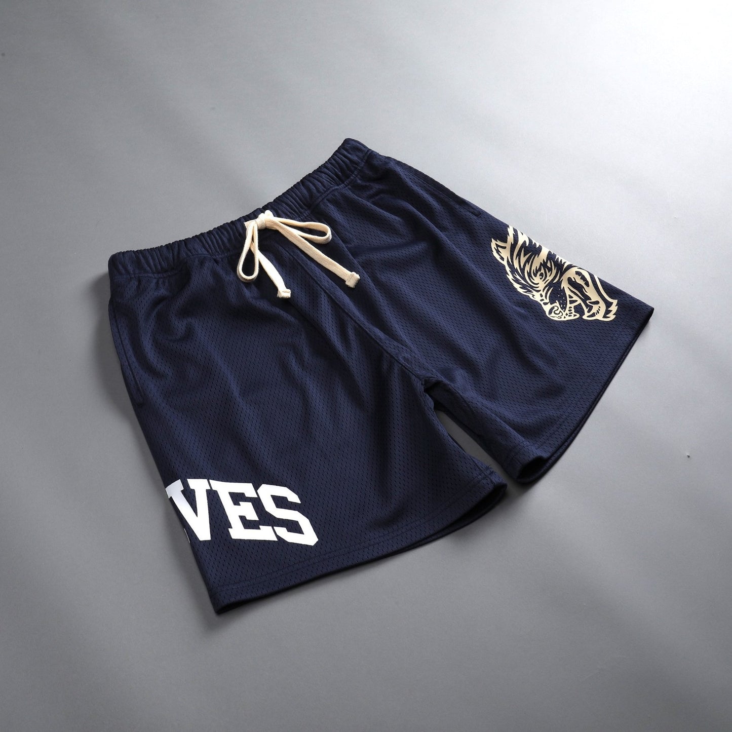 2023 New Street Fashion Men's Summer Mesh Breathable Shorts Casual Style Fitness Jogging Workout Men's Gym Green Sports Shorts