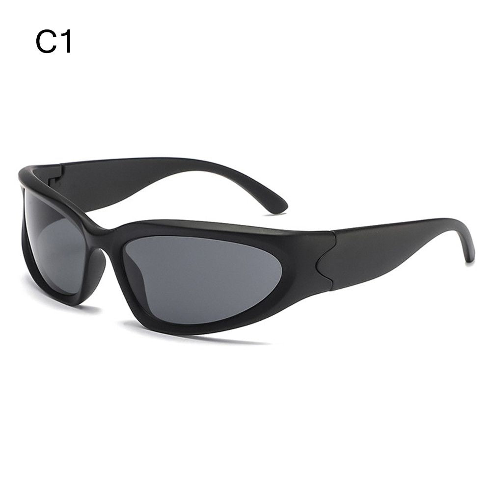 Punk One Piece Sunglasses Goggle New Y2k Luxury Brand Sun Glasses Shades Eyewear UV400 Five Star Glasses Sports Sun Glasses