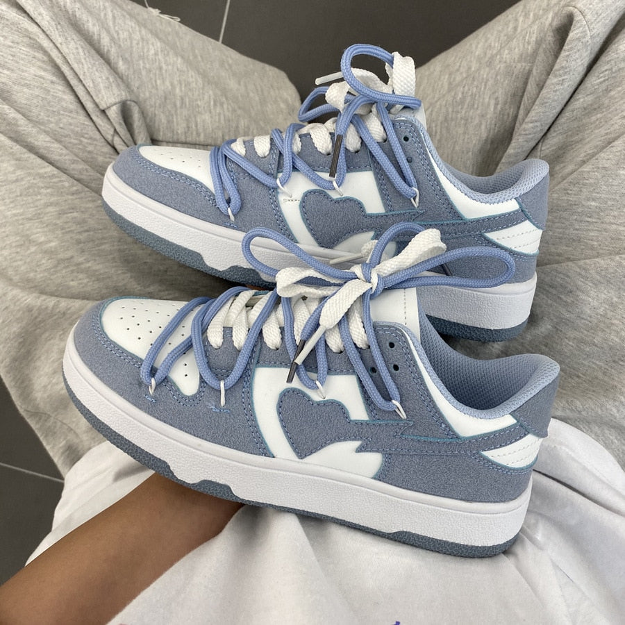 Y2K shoes Women Shoes Sneakers Japanese Female Student Classic Designer high top Round Head Platform Men Women Vulcanized Shoes