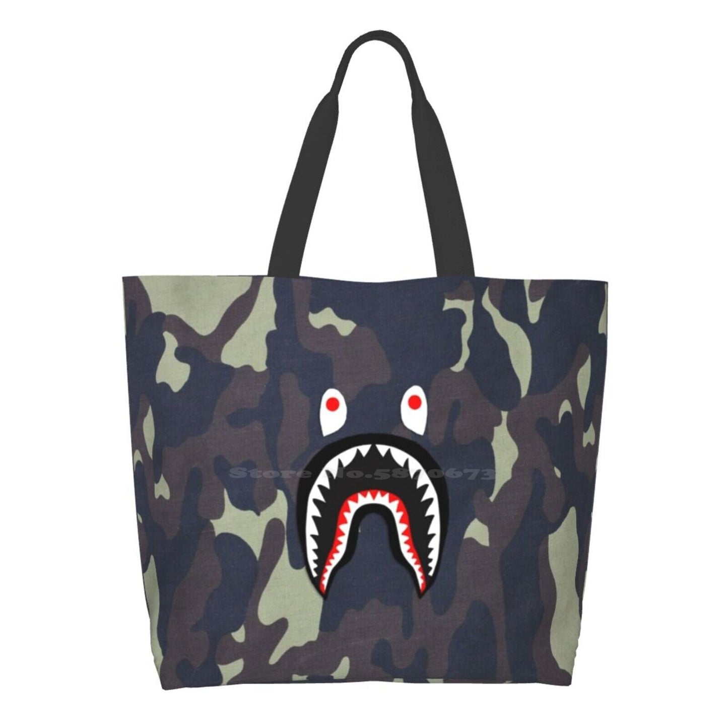 Bape Large-Capacity Shoulder Bag For Shopping Storage Outdoor Hypebeast Streetwear Sneakerhead Sneakers Fashion Highsnobiety