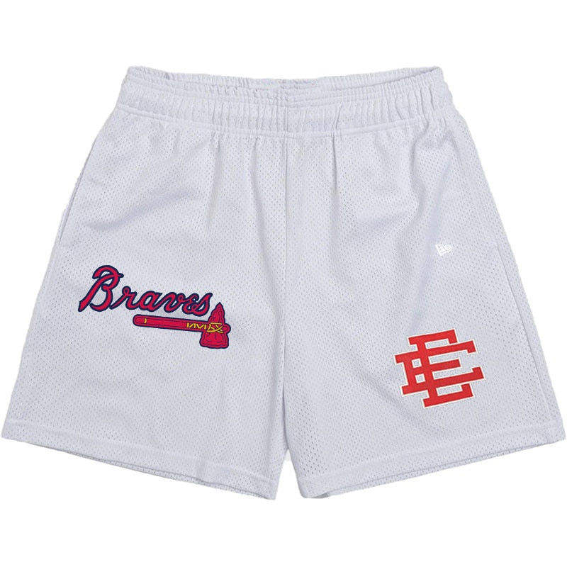 2023 EE Basic Shorts Men fitness shorts beach pants basketball training pants street trend sweatpants mesh breathable Men shorts