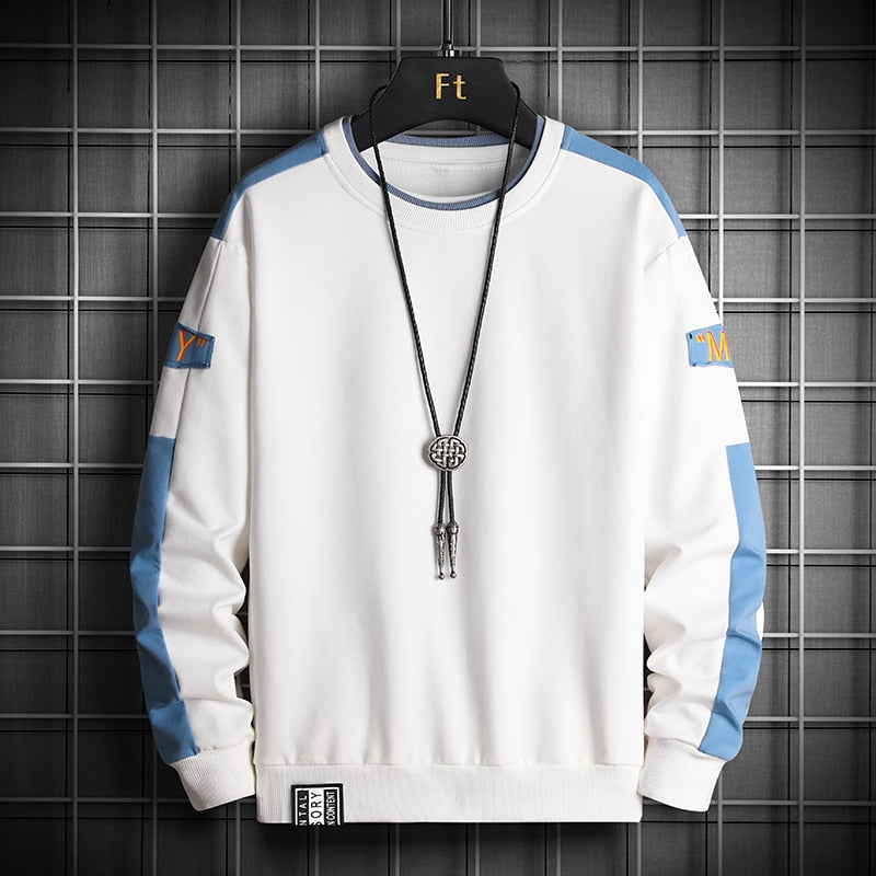 Modemarke Hip Hop Männer Hoodies Herbst Herren Sweatshirts neue lässige feste Pullover Street Wear Kleidung Herren Harajuku Tops