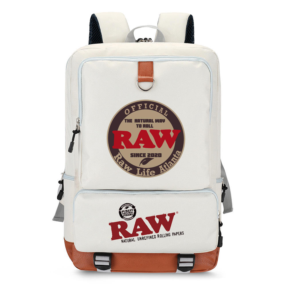 Waterproof Cookie Backwoods RAW Laptop Travel Business School Oxford Backpack Shoulder Book Bag
