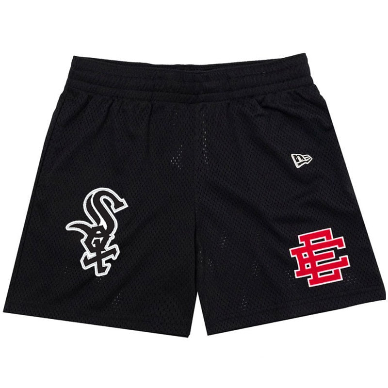 2023 EE Basic Shorts Men fitness shorts beach pants basketball training pants street trend sweatpants mesh breathable Men shorts