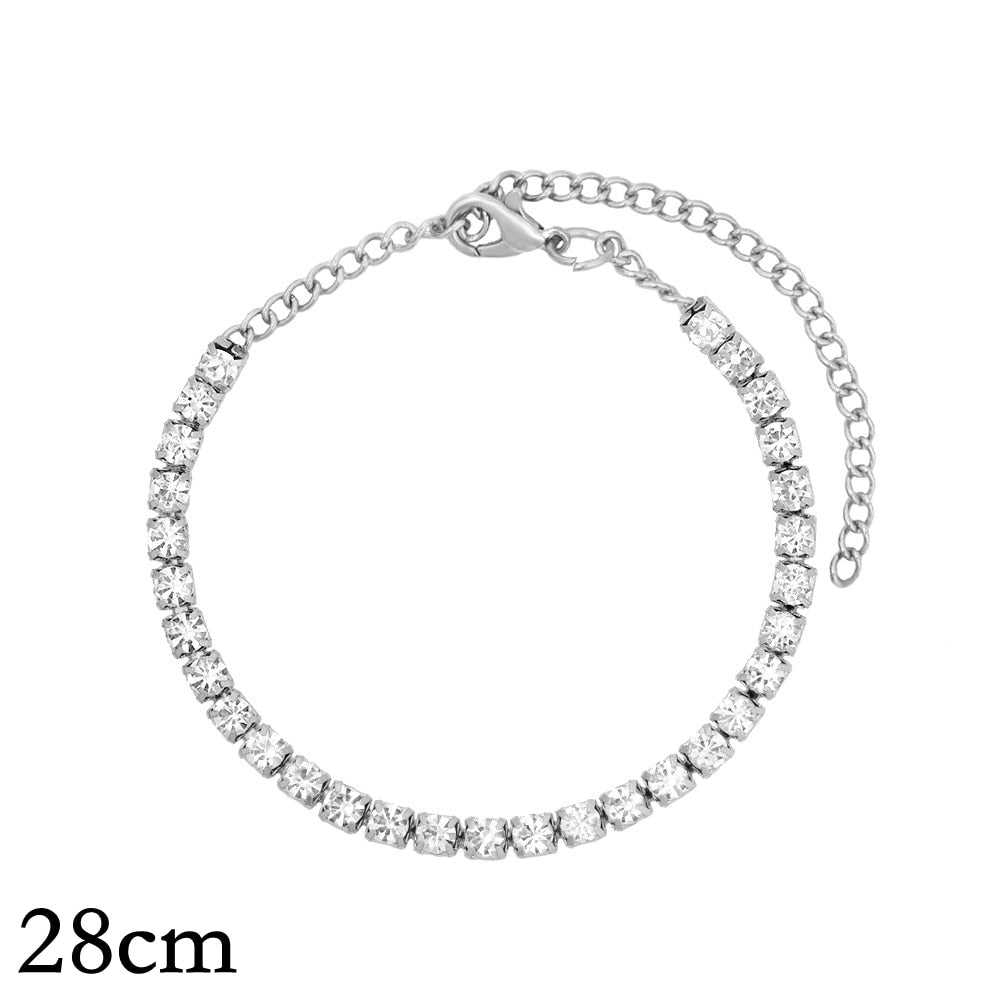 14/20MM Hip Hop Metal Cuban Bracelet Iced Out Chain Bling Full Rhinestone Pave Luxury Crystal Bracelet For Men's Jewelry Gift