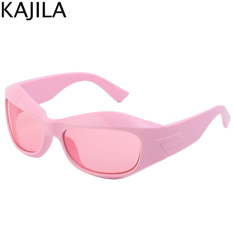Cyberpunk Y2K Sunglasses Women Men Sports Square Sun Glasses Ladies 2022 Luxury Brand Punk Gold Sliver Eyewear Shades UV400