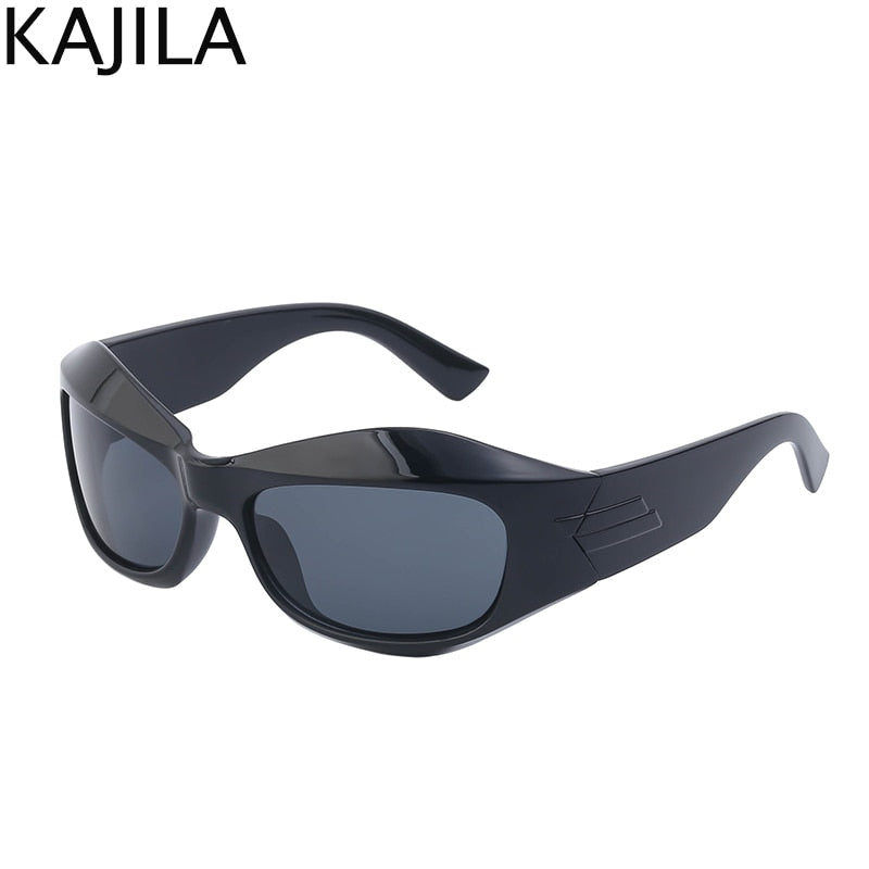Cyberpunk Y2K Sunglasses Women Men Sports Square Sun Glasses Ladies 2022 Luxury Brand Punk Gold Sliver Eyewear Shades UV400