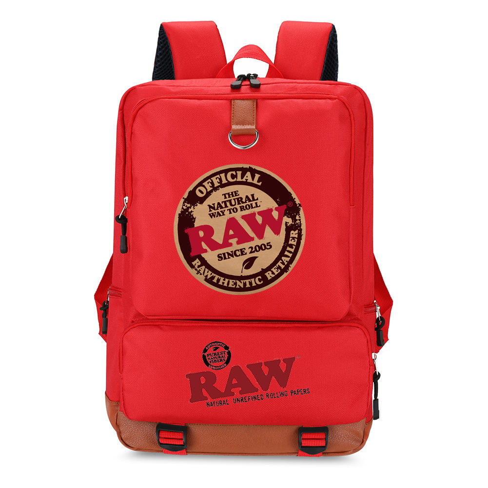 Waterproof Cookie Backwoods RAW Laptop Travel Business School Oxford Backpack Shoulder Book Bag