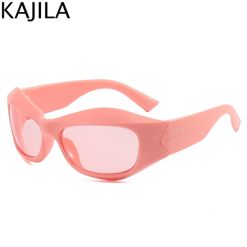 Cyberpunk Y2K Sunglasses Women Men Sports Square Sun Glasses Ladies 2022 Luxury Brand Punk Gold Sliver Eyewear Shades UV400