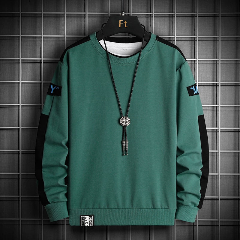 Modemarke Hip Hop Männer Hoodies Herbst Herren Sweatshirts neue lässige feste Pullover Street Wear Kleidung Herren Harajuku Tops