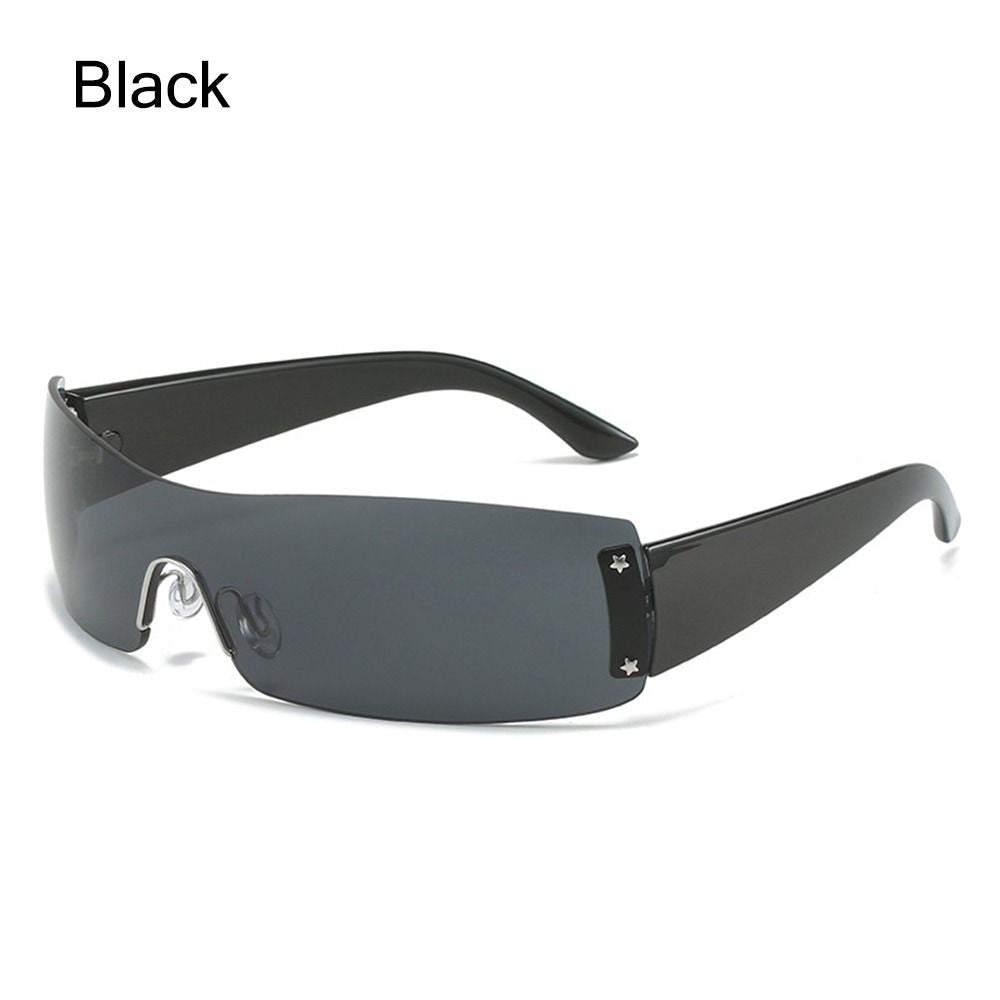 Punk One Piece Sunglasses Goggle New Y2k Luxury Brand Sun Glasses Shades Eyewear UV400 Five Star Glasses Sports Sun Glasses