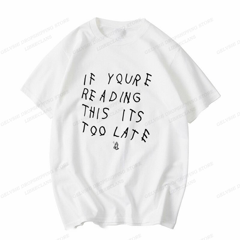 Rapper Drake T Shirt Men Women Fashion T-shirts Cotton Tshirt Kids Hip Hop Tops Tees Boy Tees Men's Clothing Rock