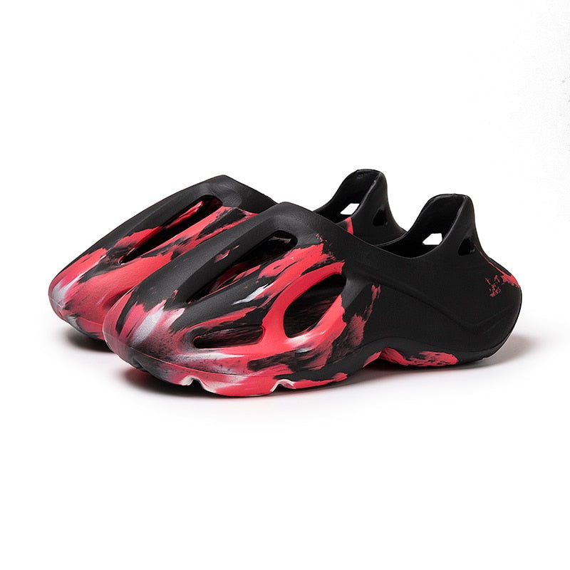 Sommer Männer Frauen Hausschuhe Camouflage Plattform Outdoor Clogs Schuh Strand Sandalen Männliche Weiche EVA Indoor Hause Rutschen Liebhaber Flip-Flops
