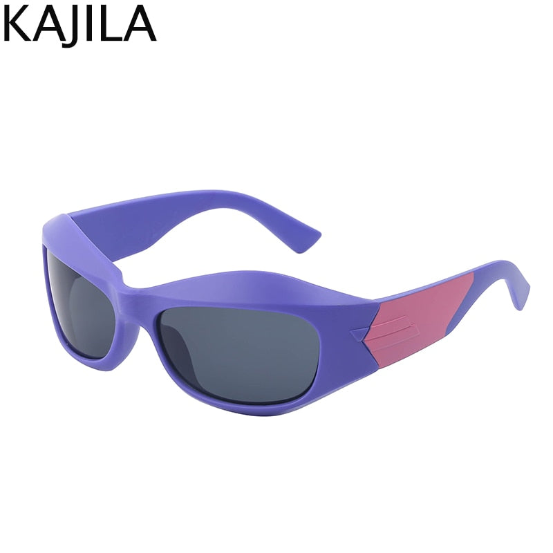 Cyberpunk Y2K Sunglasses Women Men Sports Square Sun Glasses Ladies 2022 Luxury Brand Punk Gold Sliver Eyewear Shades UV400