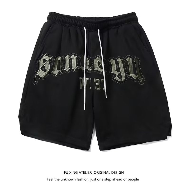 Fashion Basketball Sports Running Shorts Gym Shorts Men Summer Casual Man Pants Korean Fashion Men's Clothing Daily Sweat Pants