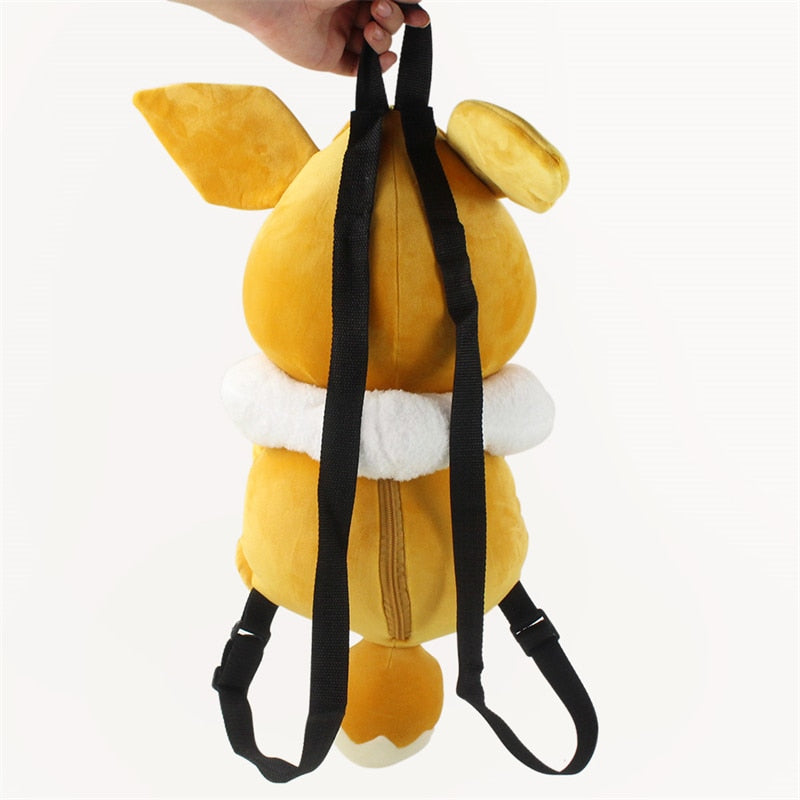 Cute Pokemon Eevee Backpack Kawaii Plush Bag Schoolbag Couple Backpack Cosplay Props Christmas Gifts For Girl Boy Child Kids