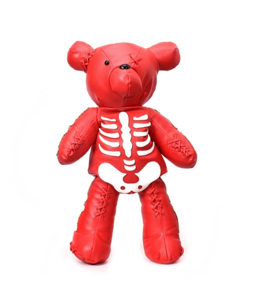 Fashion Skeleton Bear Female Backpack Punk Style School Bags Designer Backpacks for Adolescent Girls Gifts
