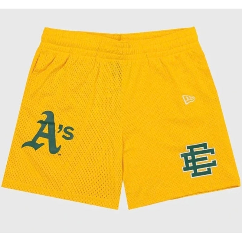 2023 EE Basic Shorts Men fitness shorts beach pants basketball training pants street trend sweatpants mesh breathable Men shorts