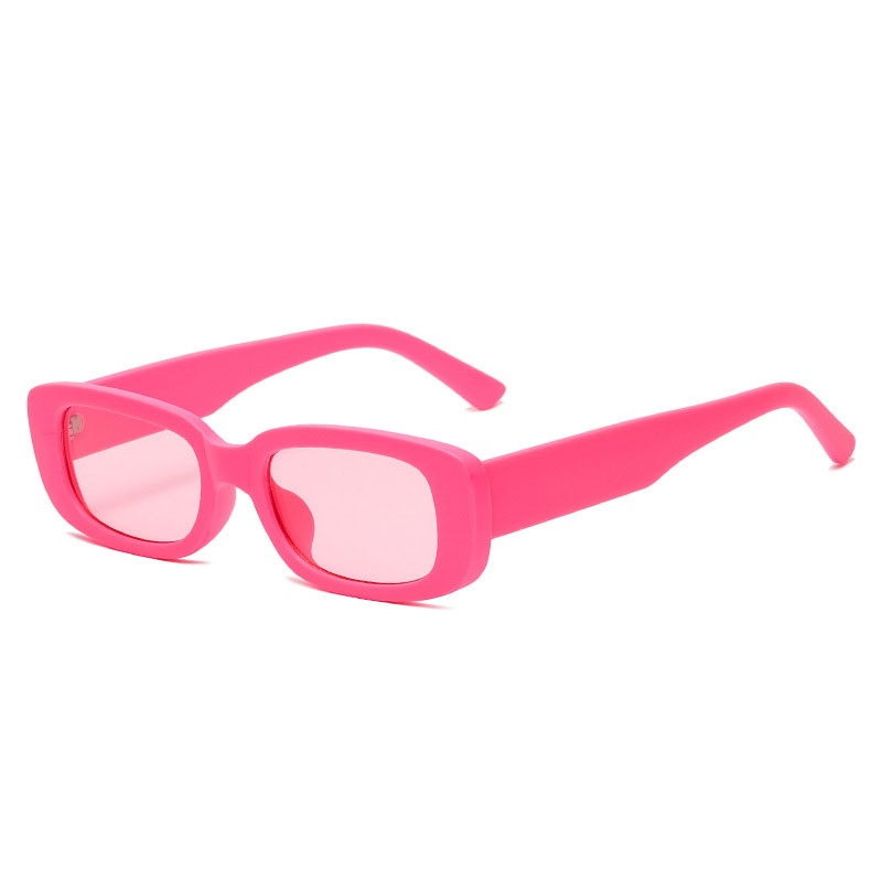 Emosnia Stylish Y2k Sunglasses Women Man Fashion Small Rectangle Candy Shades  Men Pink Green Sun Glasses Occhiali Da Sole Donna