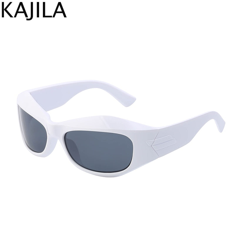 Cyberpunk Y2K Sunglasses Women Men Sports Square Sun Glasses Ladies 2022 Luxury Brand Punk Gold Sliver Eyewear Shades UV400