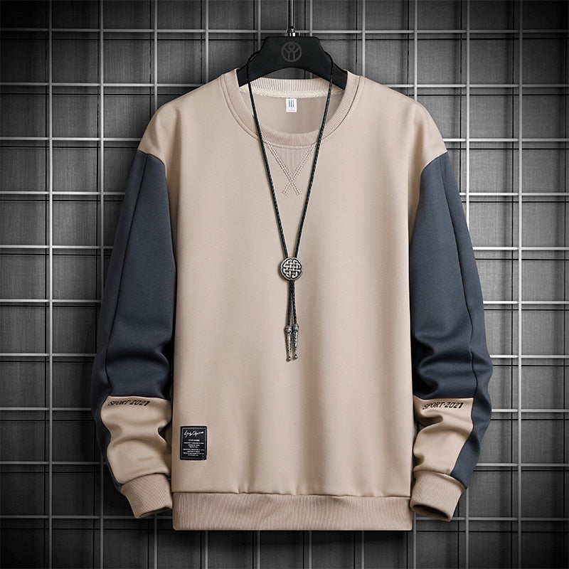 Modemarke Hip Hop Männer Hoodies Herbst Herren Sweatshirts neue lässige feste Pullover Street Wear Kleidung Herren Harajuku Tops