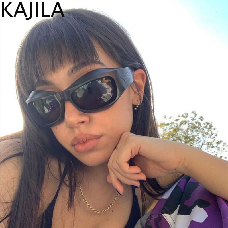 Cyberpunk Y2K Sunglasses Women Men Sports Square Sun Glasses Ladies 2022 Luxury Brand Punk Gold Sliver Eyewear Shades UV400
