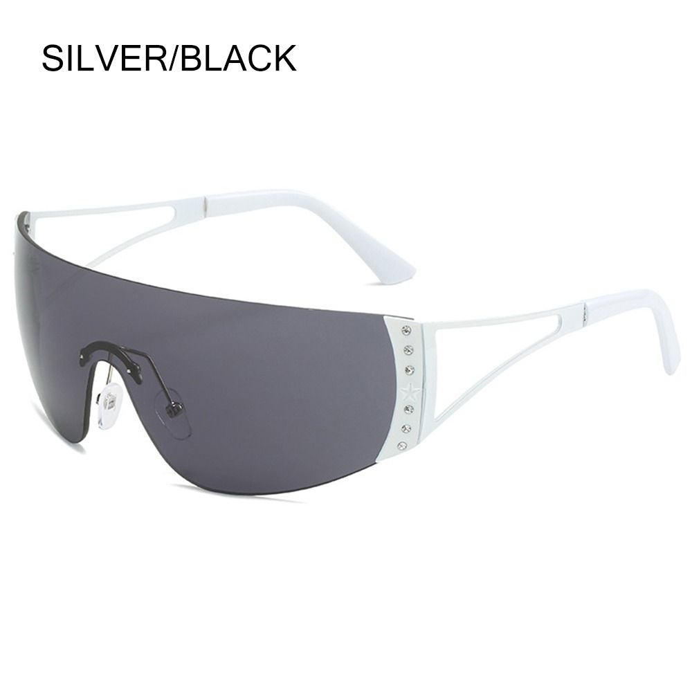 Punk One Piece Sunglasses Goggle New Y2k Luxury Brand Sun Glasses Shades Eyewear UV400 Five Star Glasses Sports Sun Glasses