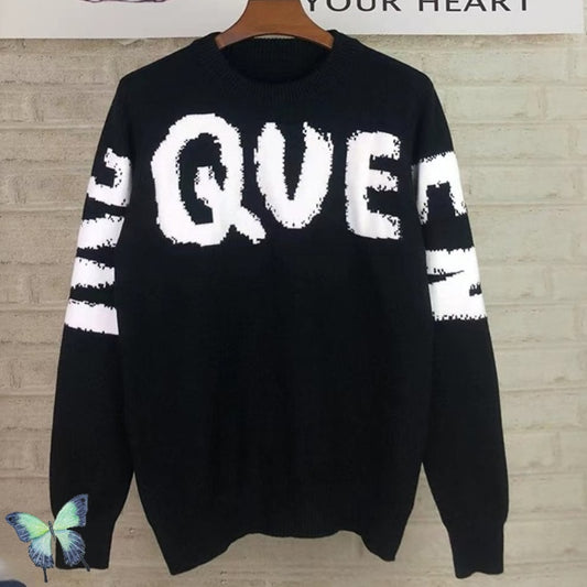 2023 Fall Winter Men Women Couple High Quality Knitting McQueen Sweater